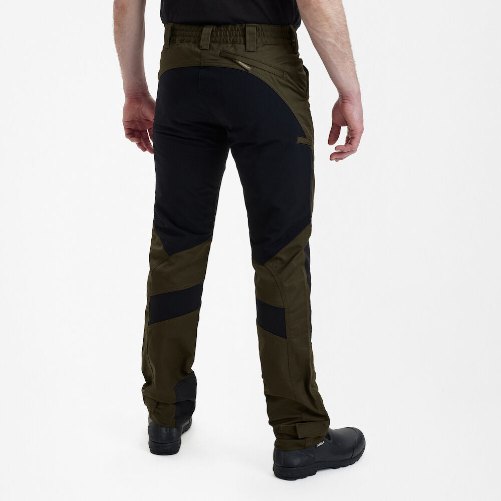 Rogaland Stretchhose mit kontrast Adventure Green