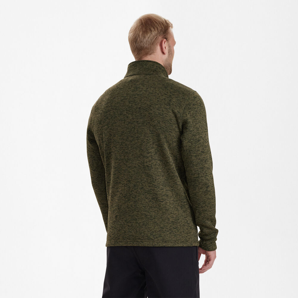 Sarek Strickjacke Olive Night melange