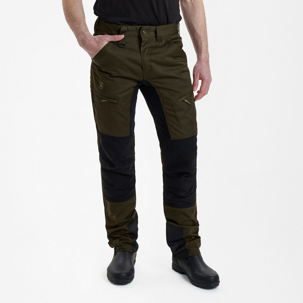 Rogaland Stretchhose mit kontrast Adventure Green