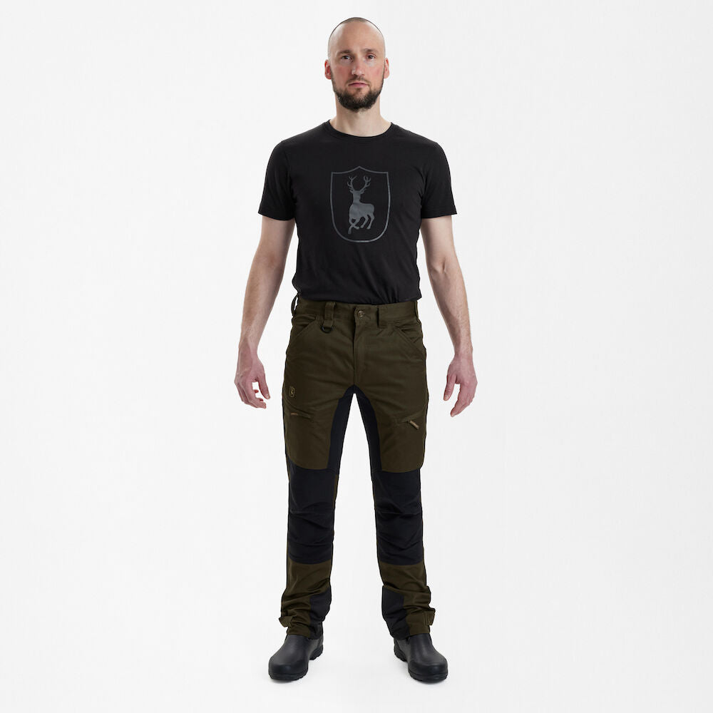 Rogaland Stretchhose mit kontrast Adventure Green