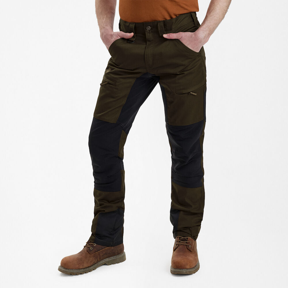 Rogaland Stretchhose mit kontrast Fallen Leaf