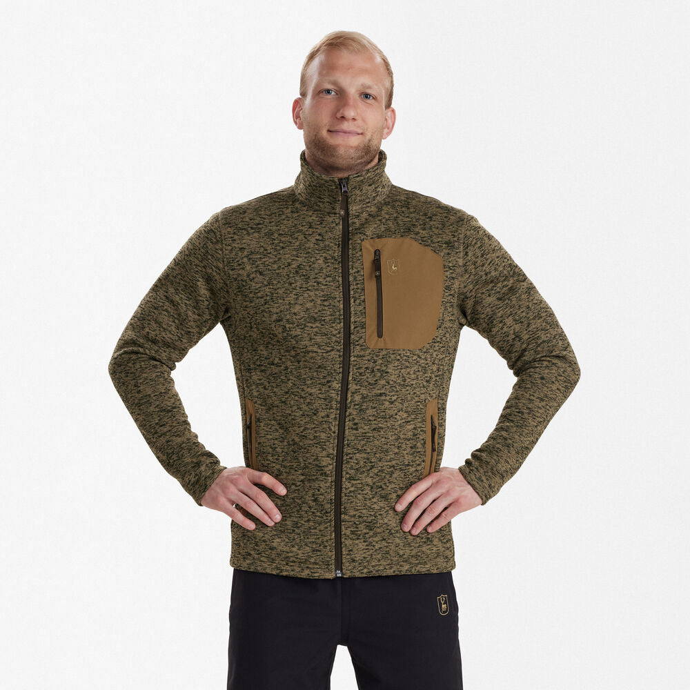 Sarek Strickjacke Butternut melange