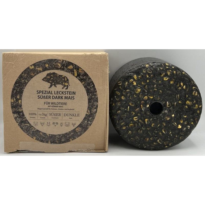Wildlutscher Spezial Leckstein Dark Süßer Mais